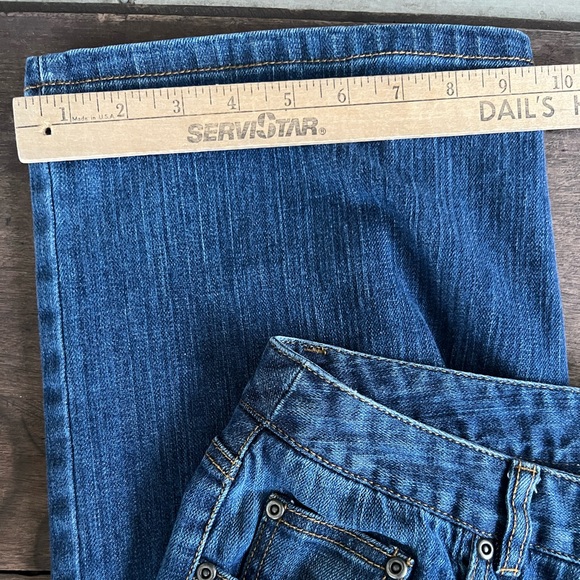 Talbots Petites Stretch Jeans Plus 14W Straight Leg Stretch Medium Wash Denim - Picture 6 of 7